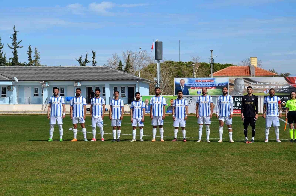 Didim Belediyespor Keçiborlu Belediyespor\'u 2-0 mağlup etti