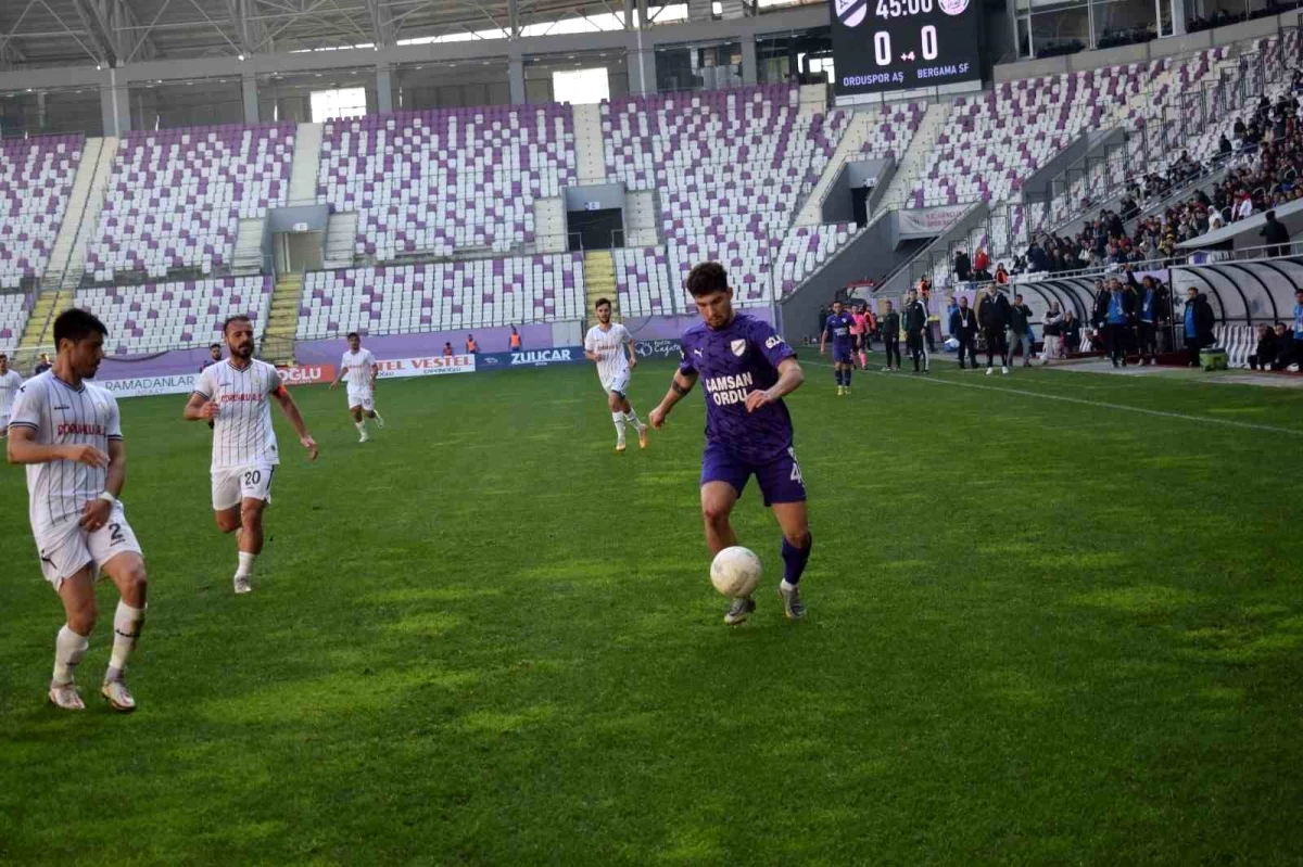 Orduspor 1967, Bergama Belediyespor\'u 1-0 mağlup etti