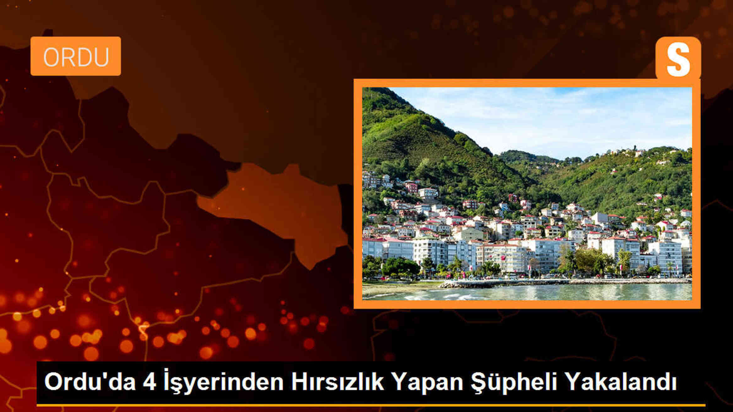 Ordu\'nun Fatsa ilçesinde hırsızlık yapan şüpheli yakalandı