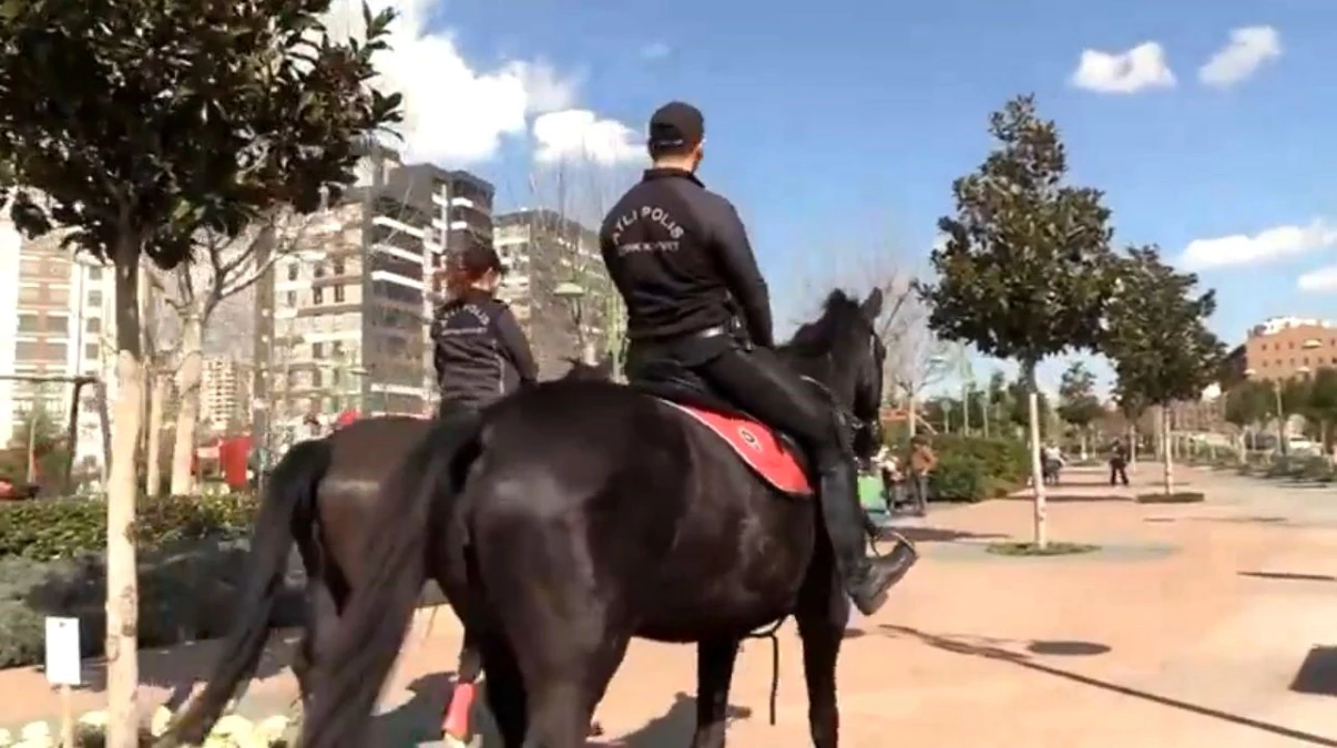 Gaziantep İl Emniyet Müdürlüğü\'ne bağlı Atlı Polisler göreve başladı