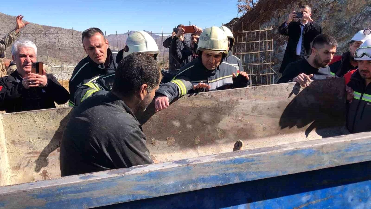 Elazığ\'da maden ocağında göçük: 2 işçi kurtarıldı, 2 işçi için çalışmalar devam ediyor