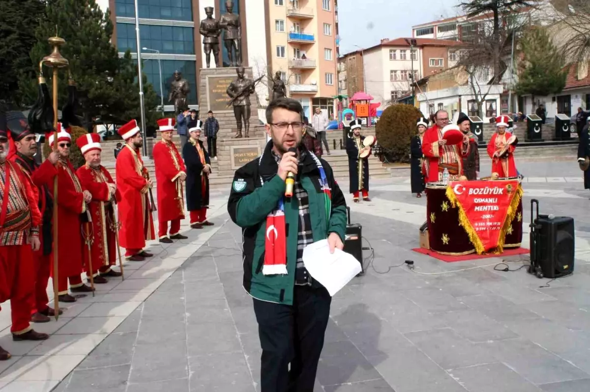 Bozüyük Sivil Toplum Hareketi Platformu Filistin\'e Destek Yürüyüşü Düzenledi