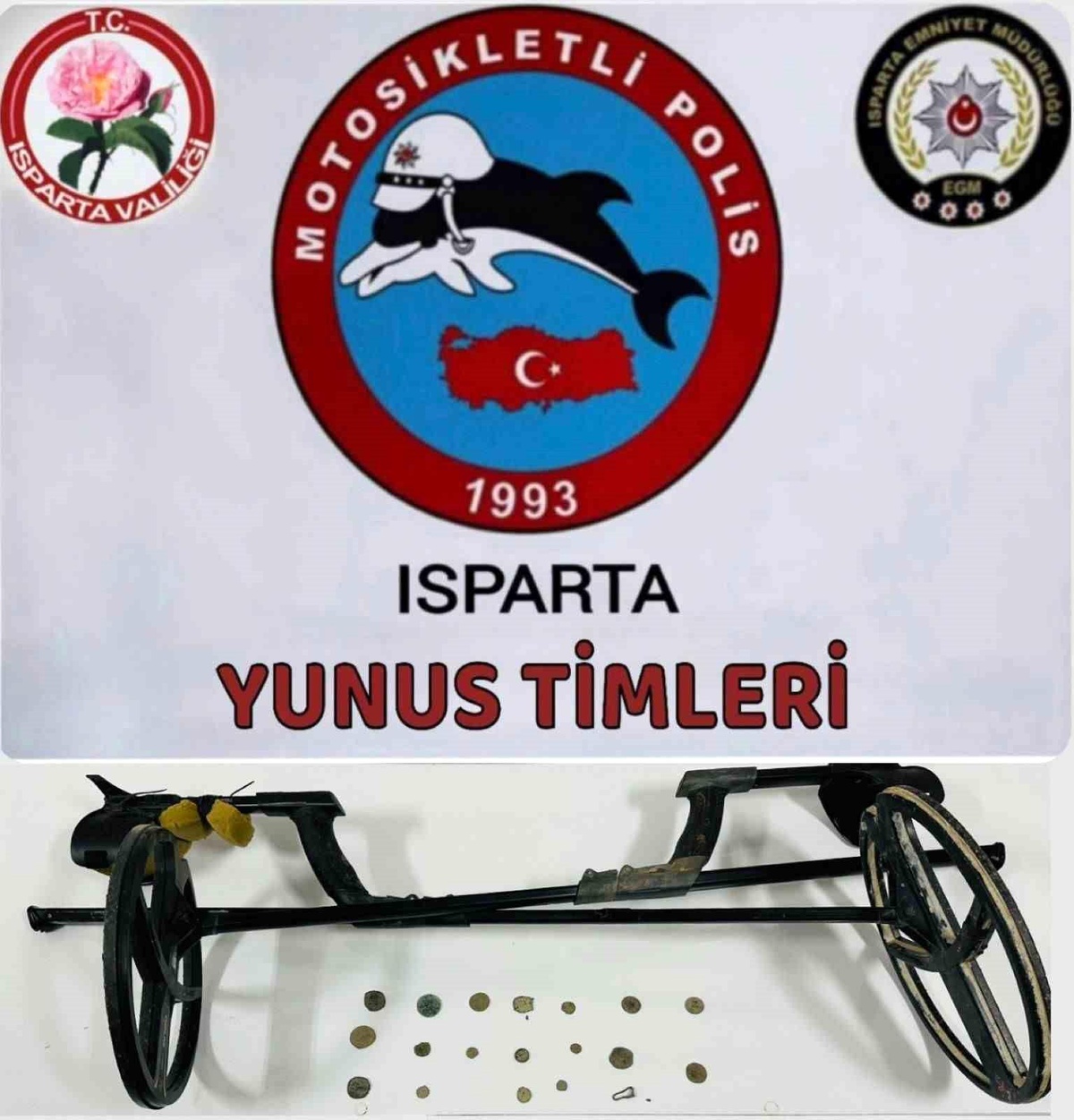 Isparta\'da yüzük ve dedektör ele geçirilen 2 şahıs hakkında adli işlem başlatıldı