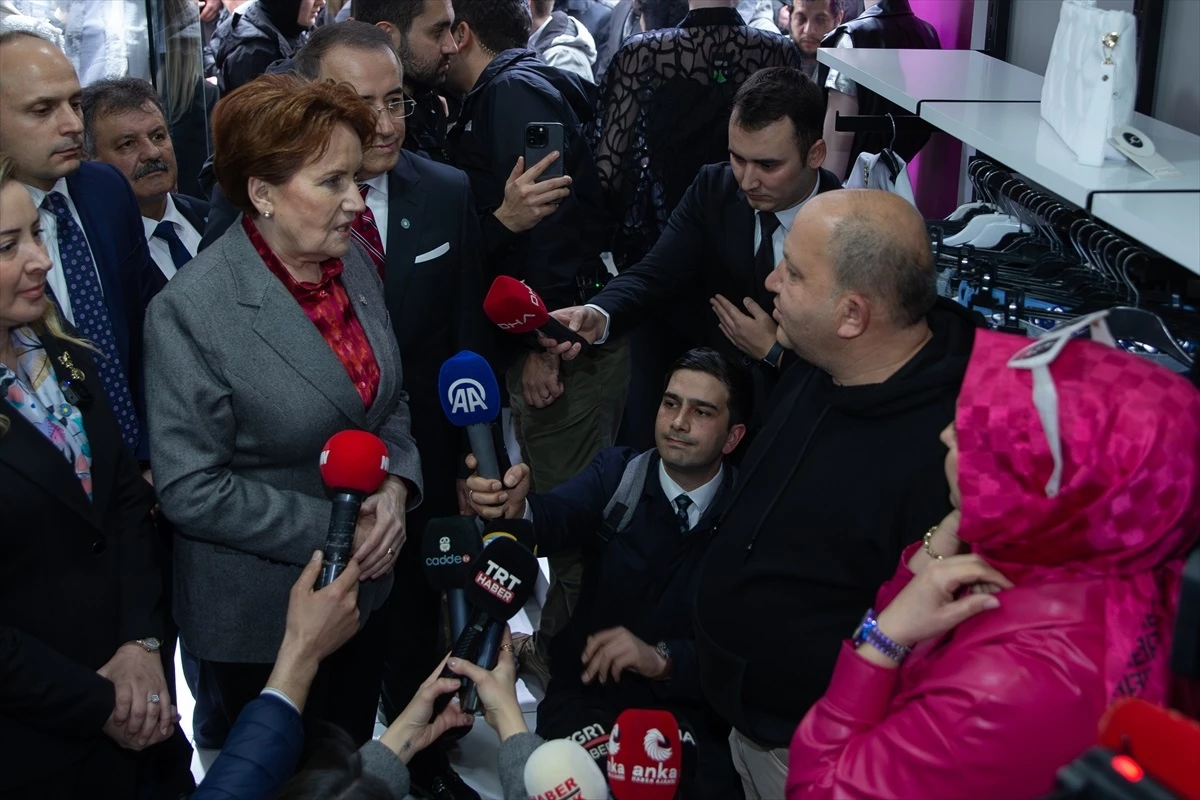 Meral Akşener, Ankara\'da esnafı ziyaret etti