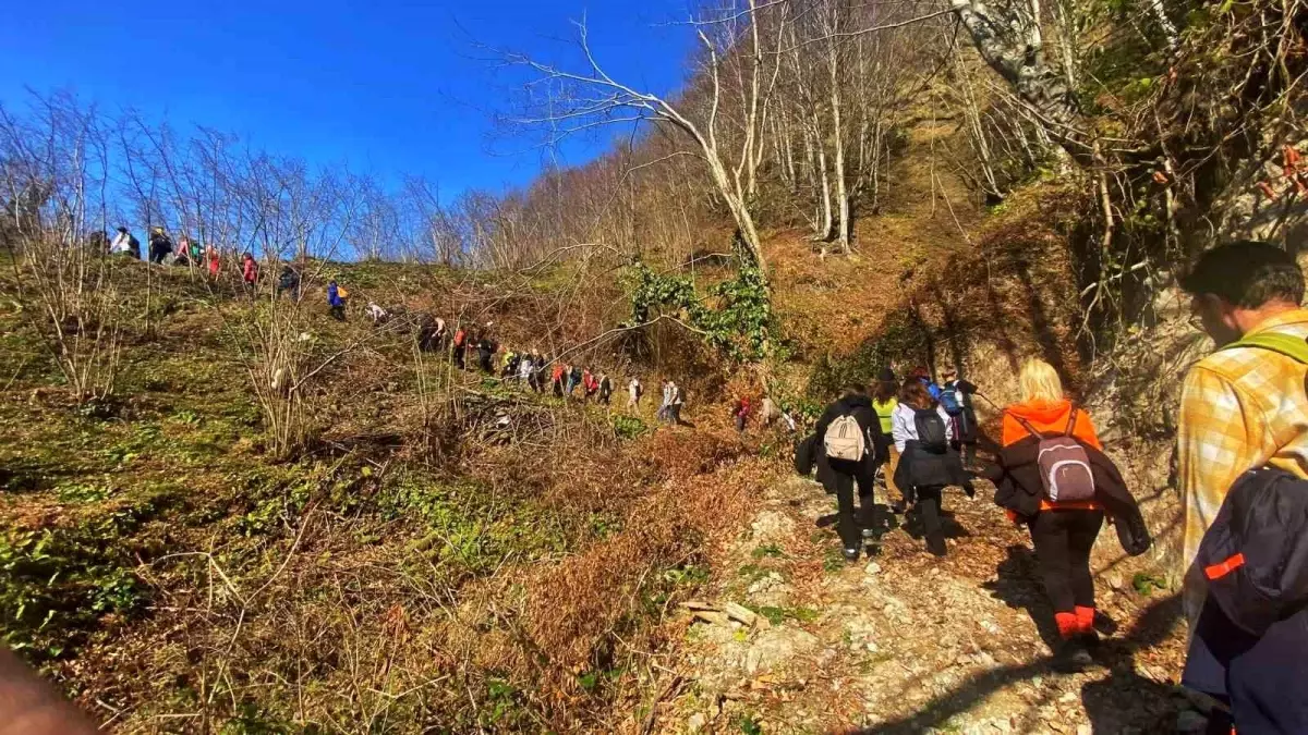 Ordu Dağcılık Kulübü Üyeleri Şelalelerde Doğa Yürüyüşü Gerçekleştirdi