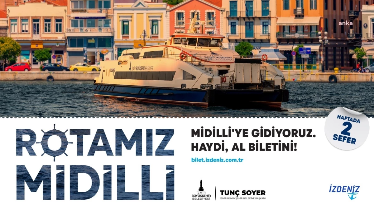 İzmir-Midilli Seferleri 3 Mayıs\'ta Başlıyor