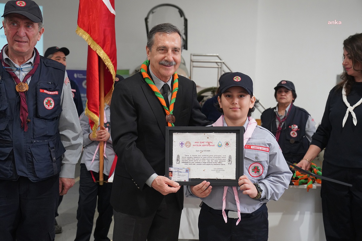 Tepebaşı Belediyesi İklim İzcileri Programı\'nda çocuklar yemini etti