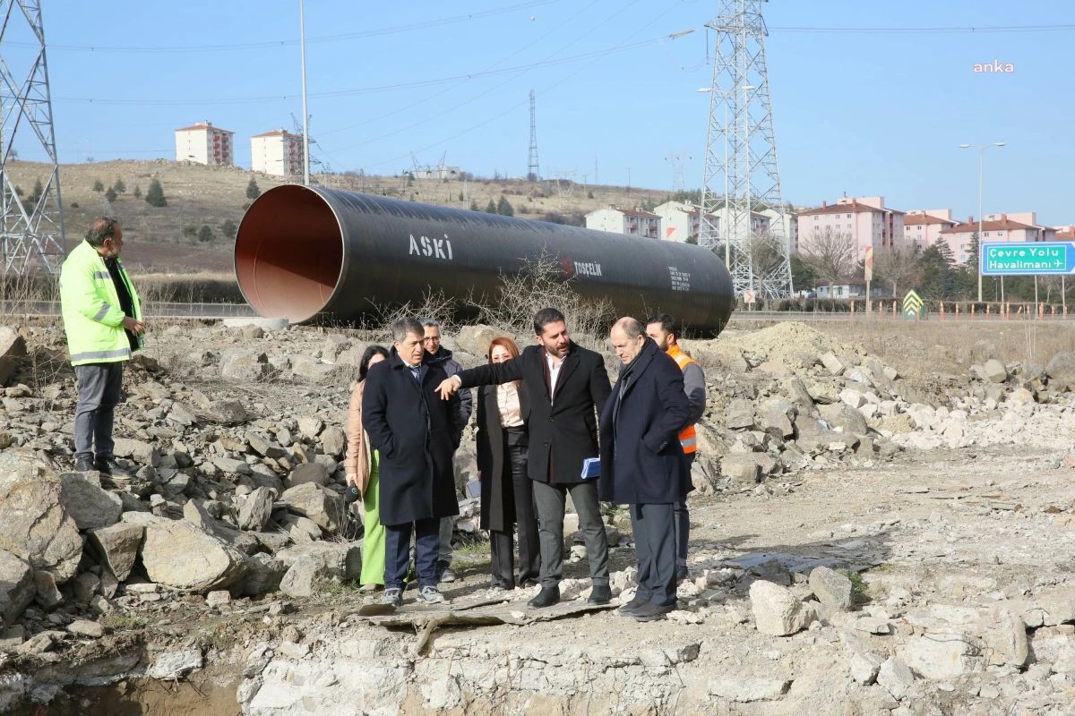 Ankara Büyükşehir Belediyesi, Polatlı\'nın içme suyu sorununu çözmek için çalışmaları denetledi