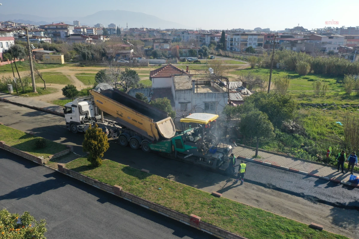 Aydın Büyükşehir Belediyesi, Nazilli\'de yeni yol çalışmalarına devam ediyor