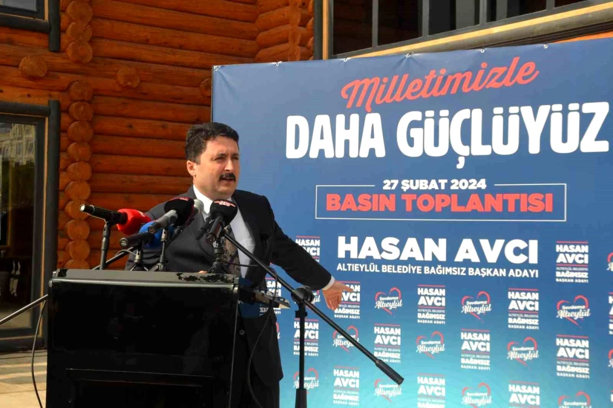 Altıeylül Belediye Başkanı Hasan Avcı 2024 seçimlerine bağımsız aday olarak giriyor