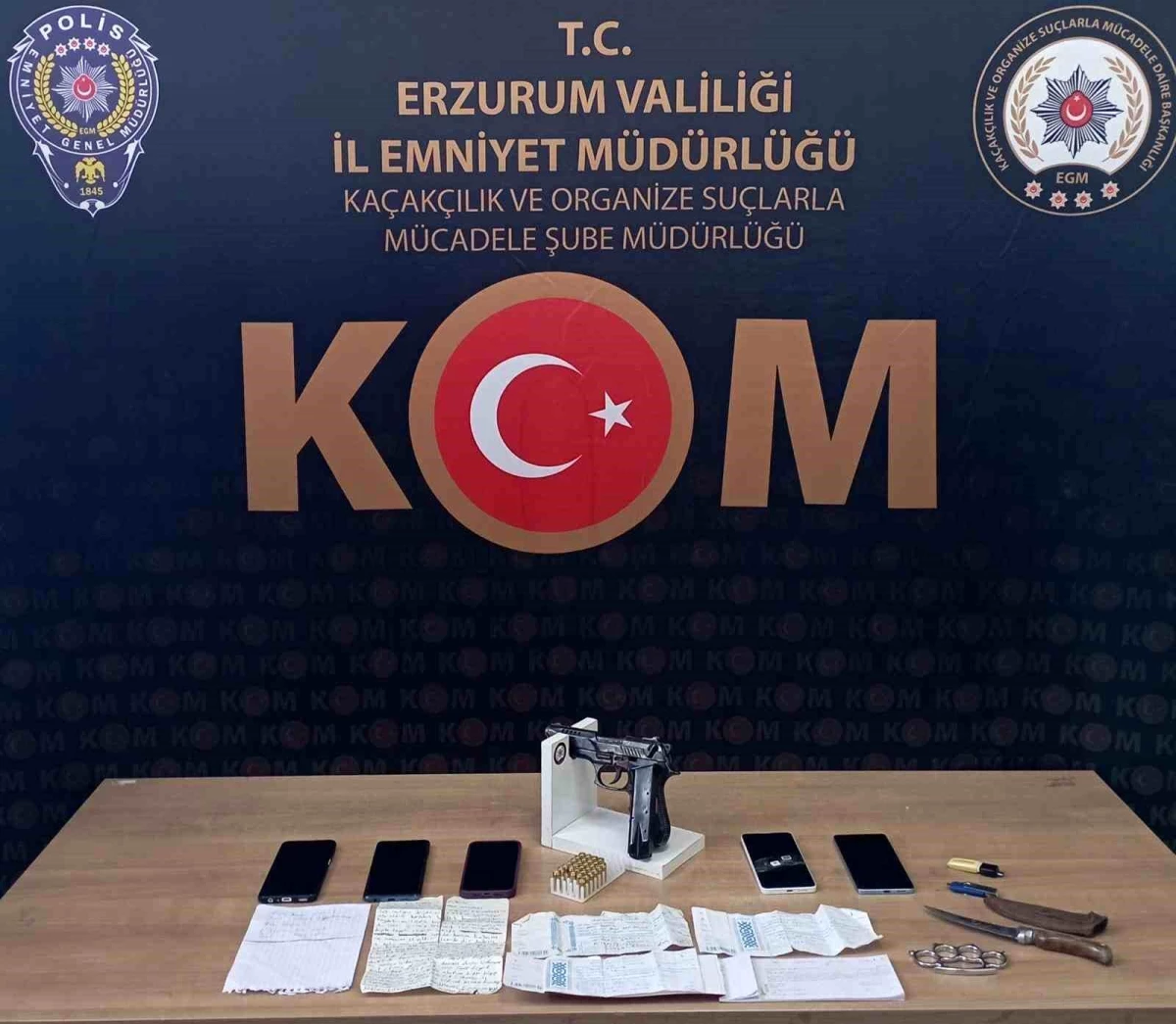Erzurum\'da Tefecilere Operasyon: 7 Kişi Yakalandı