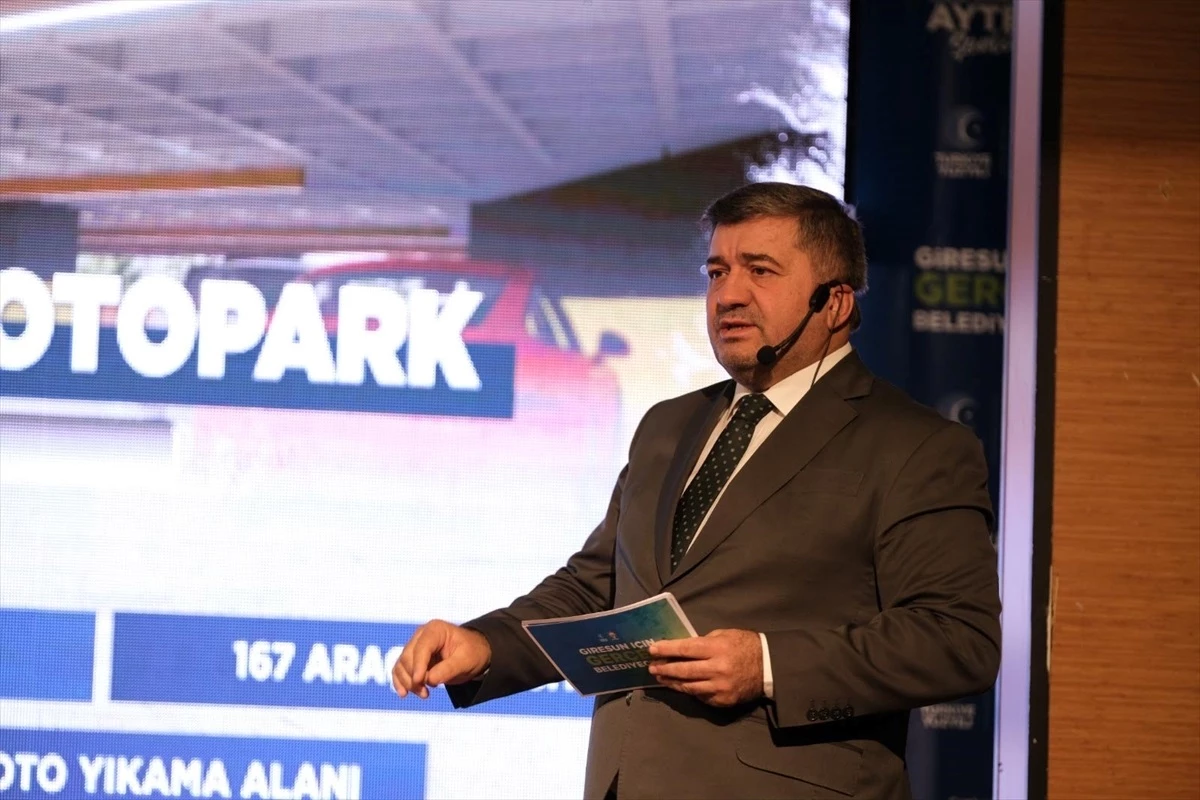 Giresun Belediye Başkanı Aytekin Şenlikoğlu, projelerini tanıttı