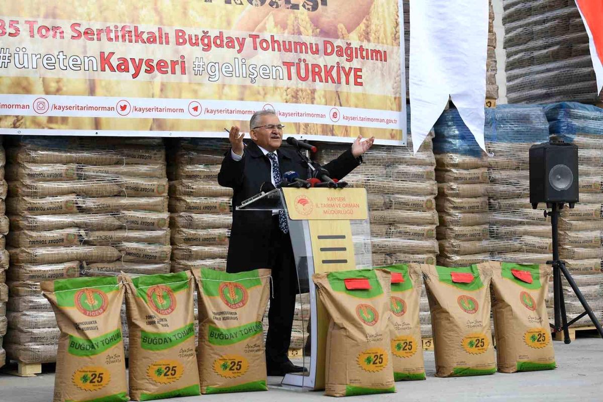 Kayseri Türkiye\'de Tarımsal Üretimde İlk Sıralara Yükseldi