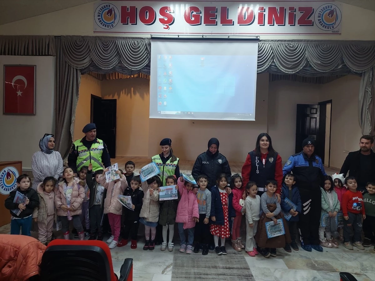 Seydişehir\'de Okul Öncesi Öğrencilere Trafik Eğitimi Verildi