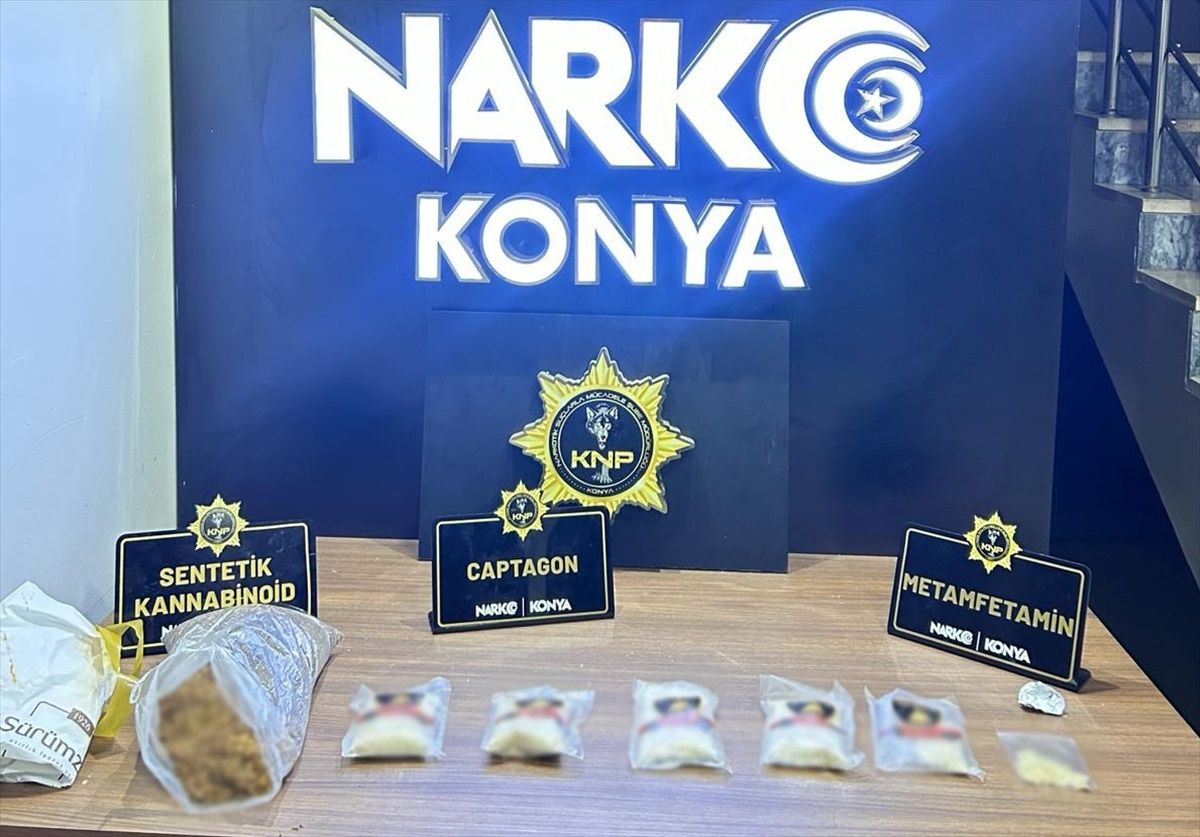 Konya\'da Uyuşturucu Ticareti Yapan Şüpheli Tutuklandı