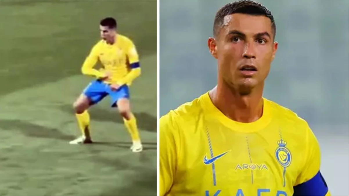 Ronaldo\'nun Messi tezahüratı sonrası yaptığı hareket başına iş açtı
