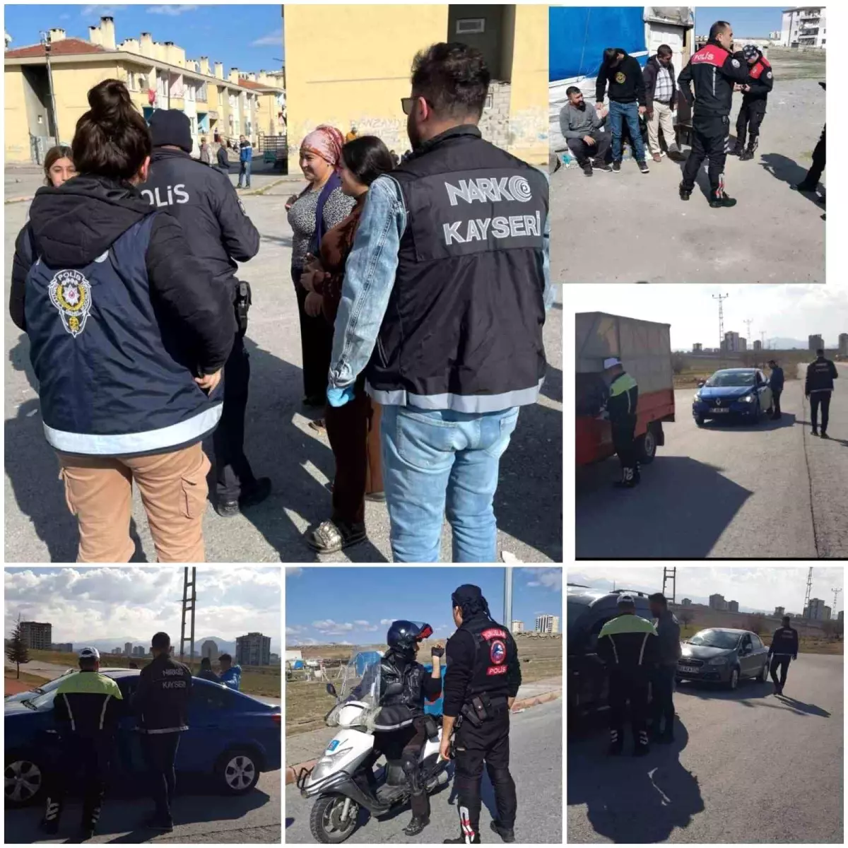 Kayseri\'de yapılan \'Narko Alan ve Asayiş Uygulaması\'nda 4 aranan şahıs yakalandı