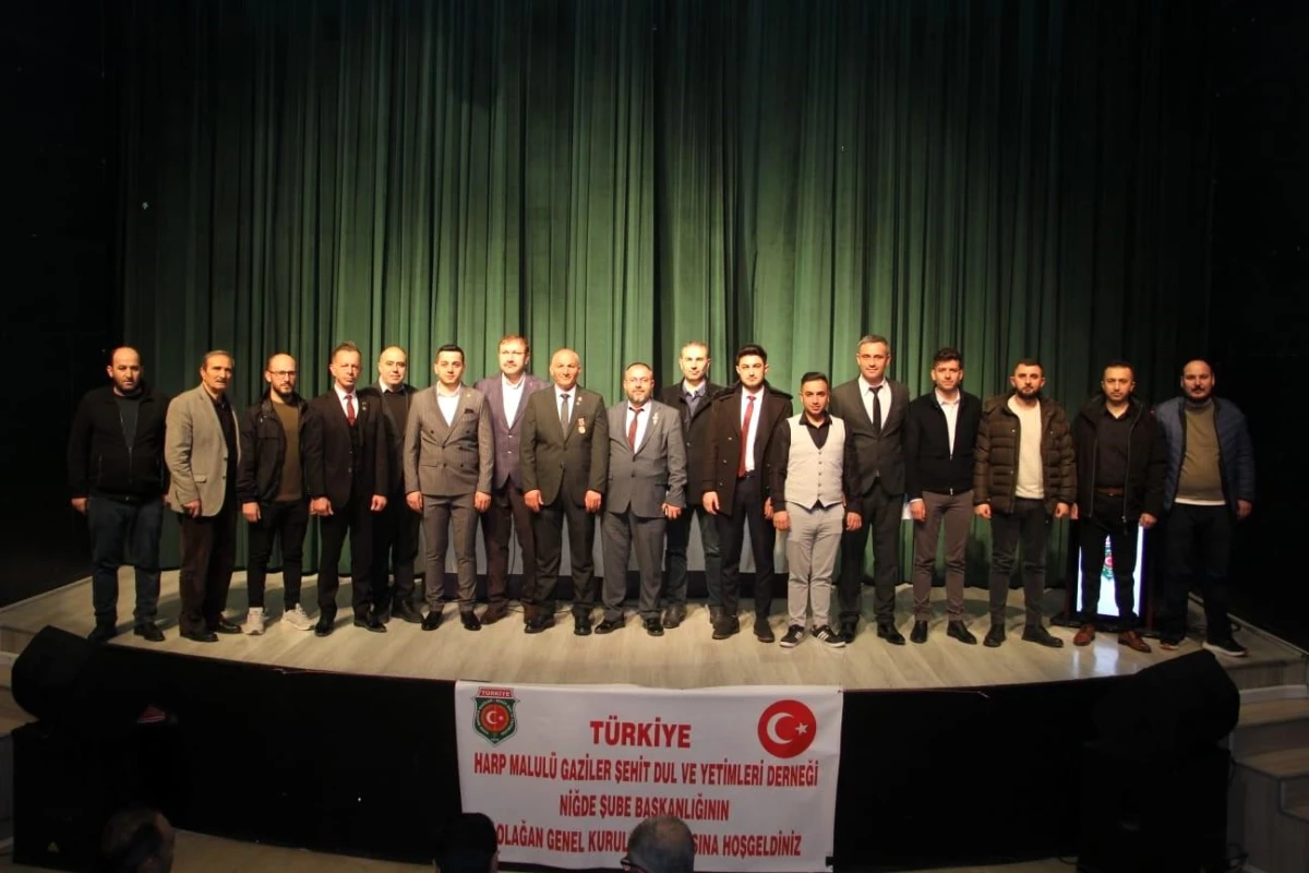 Türkiye Harp Malulü Gaziler Şehit Dul ve Yetimleri Derneği Niğde Şubesi 5. Olağan Genel Kurulu Yapıldı