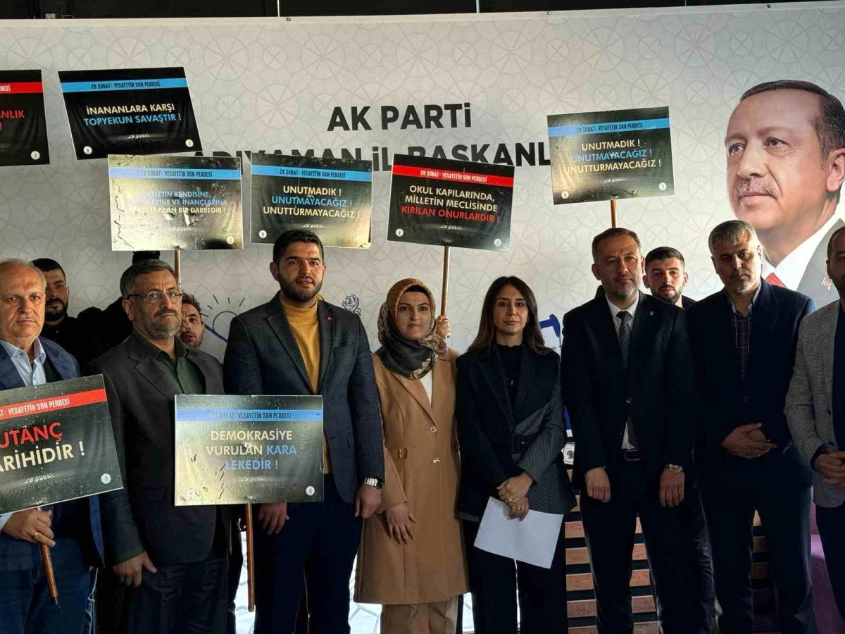 AK Parti Adıyaman İl Başkanlığı 28 Şubat Darbesi ile İlgili Açıklama Yaptı