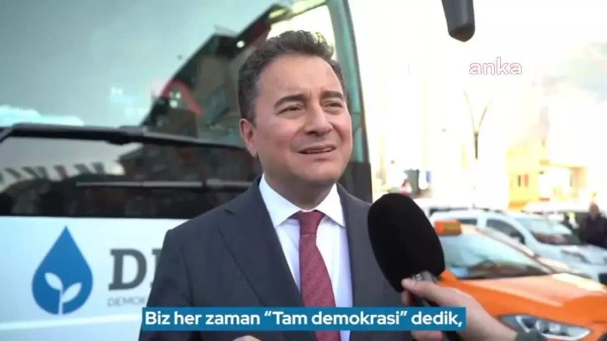 DEVA Partisi Genel Başkanı Ali Babacan, 28 Şubat\'ın yıl dönümünde Sincan\'a gitti