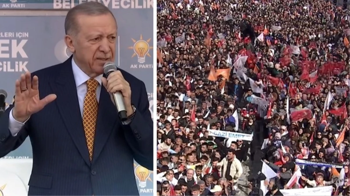 Cumhurbaşkanı Erdoğan, MHP\'nin de aday çıkardığı Kütahya\'da seçmenlerden böyle oy istedi