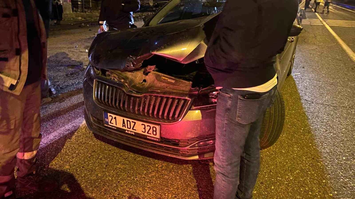 Diyarbakır\'da Alkollü Sürücüden İki Ayrı Kazaya Karıştı