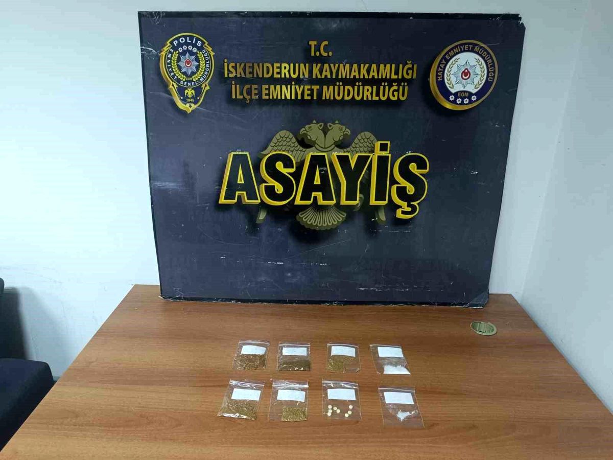 İskenderun\'da yapılan uygulamalarda 13 aranan şahıs yakalandı, uyuşturucu ele geçirildi