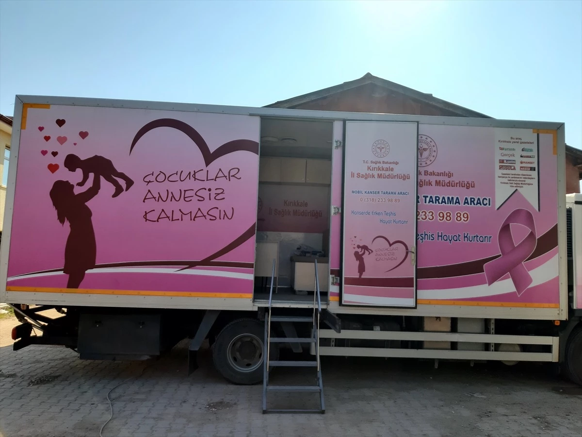 Kırıkkale\'de Mobil Kanser Tarama Aracıyla Kanser Taraması Yapılıyor
