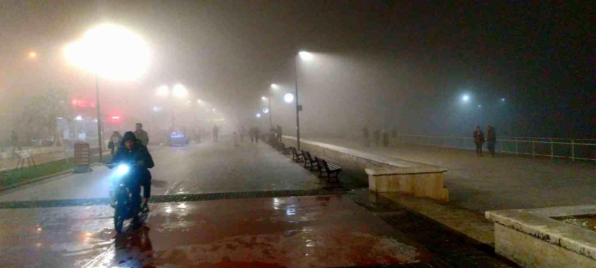 Mudanya\'da Yoğun Sis Etkili Oldu