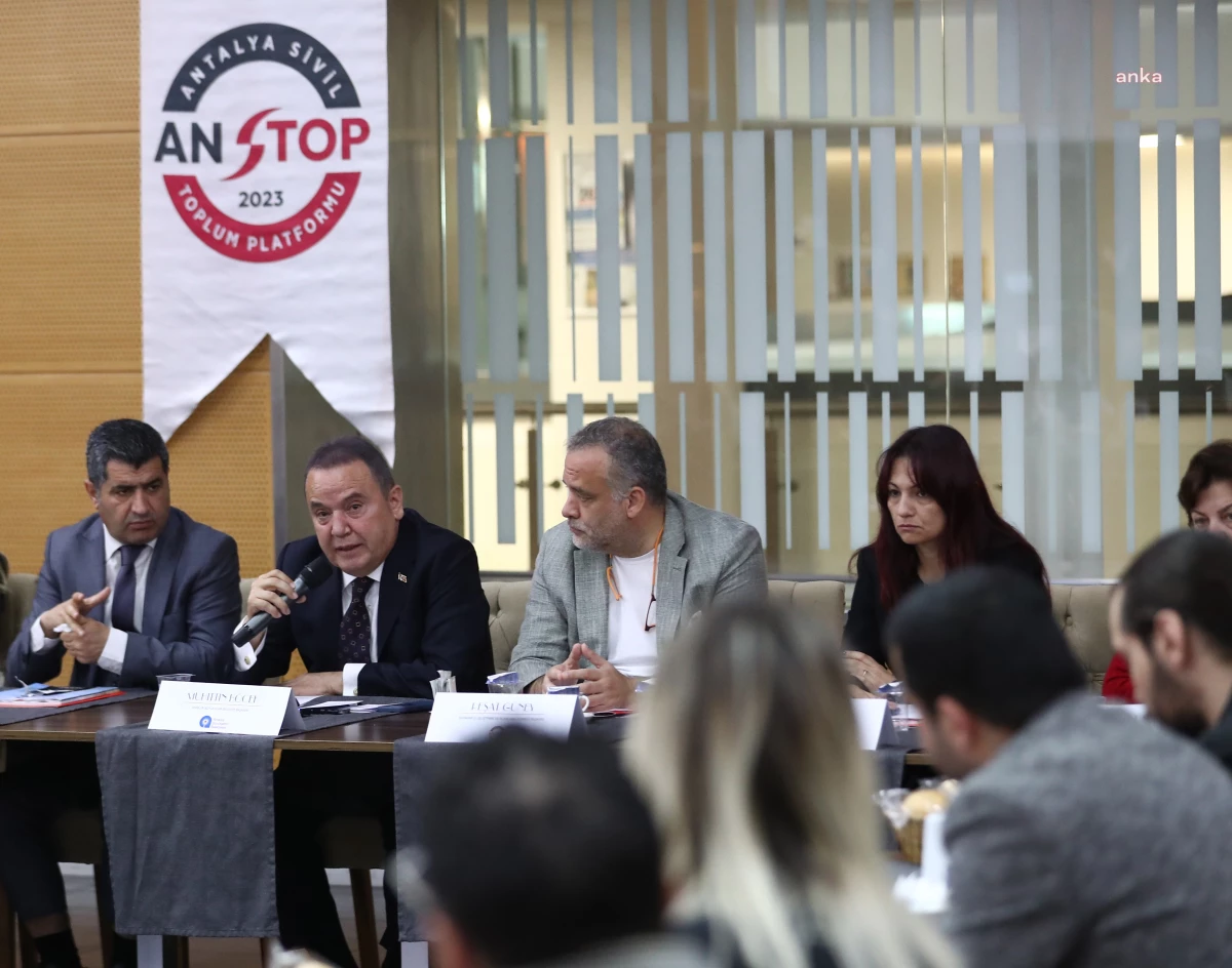 Antalya Büyükşehir Belediye Başkanı Muhittin Böcek, ANSTOP ile Buluştu