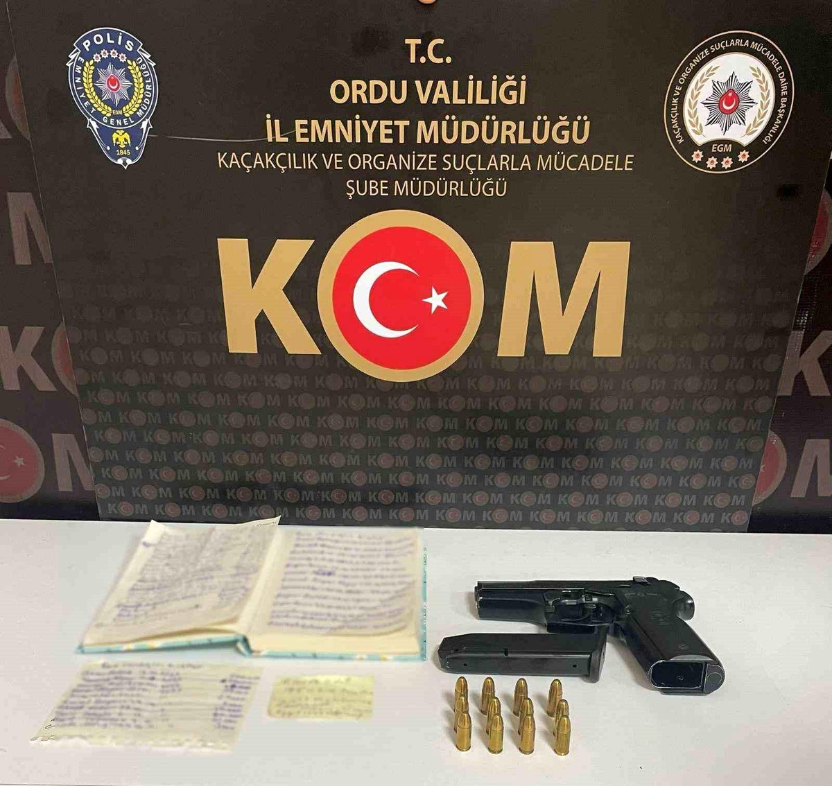 Ordu\'da yapılan operasyonda 2 şüpheli adli kontrol şartıyla serbest bırakıldı