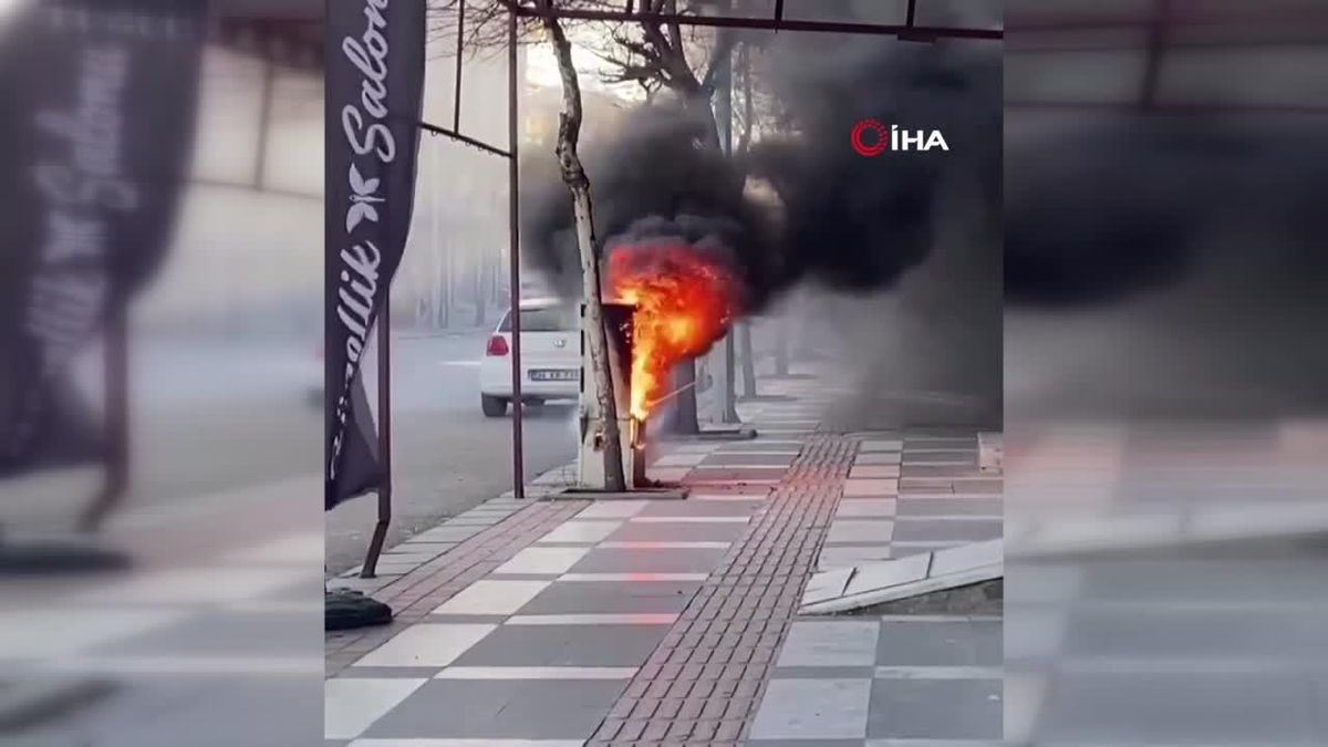 Siverek\'te elektrik panosu bomba gibi patladı