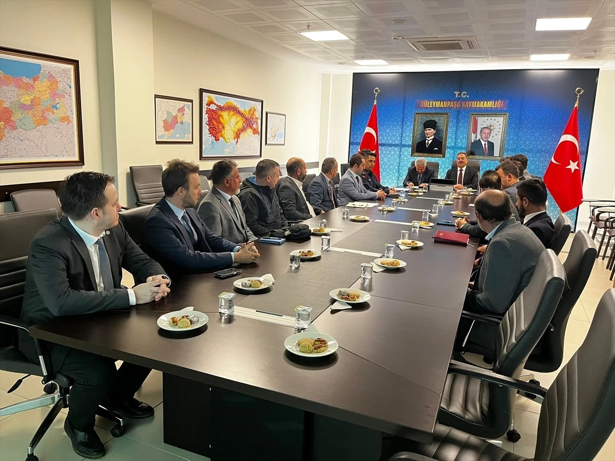 Süleymanpaşa Kaymakamı Mustafa Güler Başkanlığında Seçim Güvenliği Toplantısı Düzenlendi