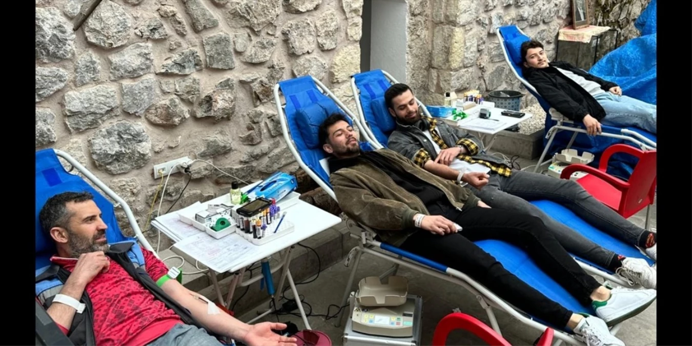 Türk Kızılayı Küre ilçesinde kan bağışı kampanyası düzenledi