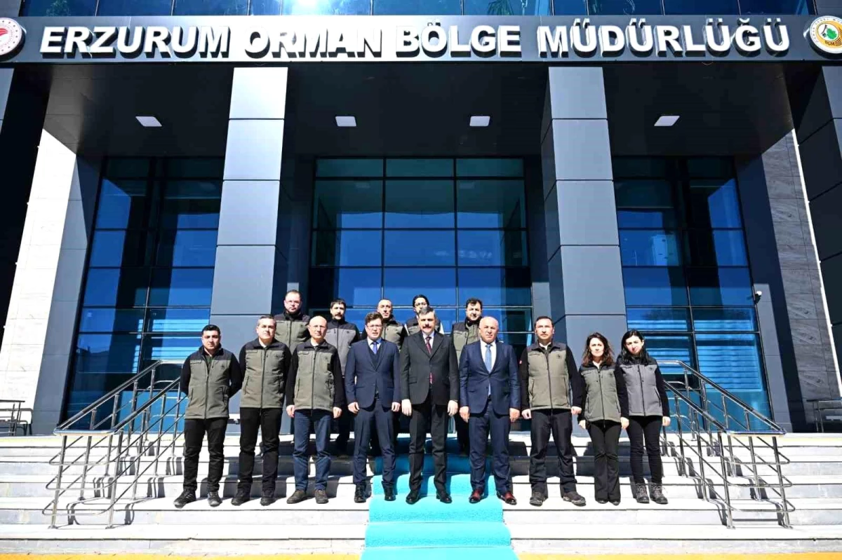 Erzurum Valisi Mustafa Çiftçi, Orman Bölge Müdürlüğünde İncelemelerde Bulundu