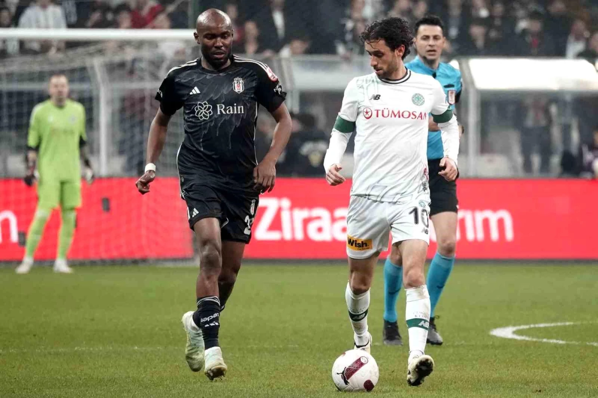 Beşiktaş, Ziraat Türkiye Kupası Çeyrek Finalinde Konyaspor\'u 1-0 yendi