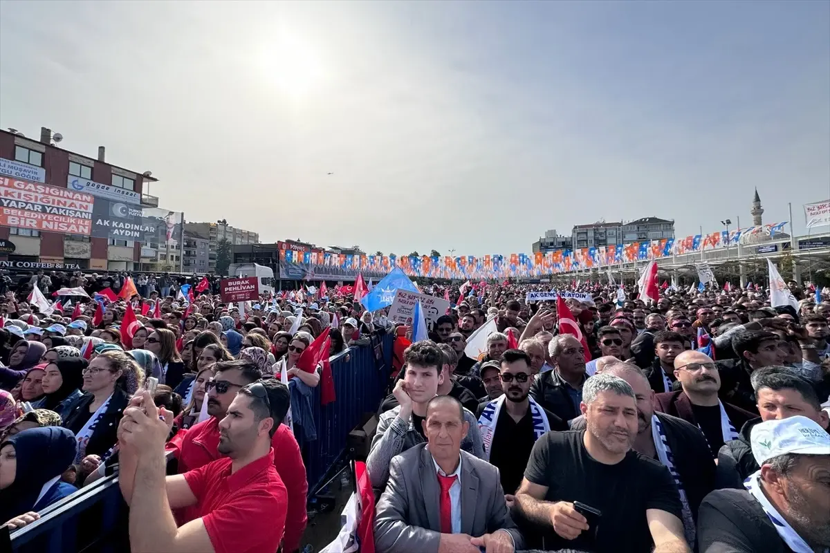 AK Parti Genel Başkanı Recep Tayyip Erdoğan Aydın\'da Miting Düzenledi