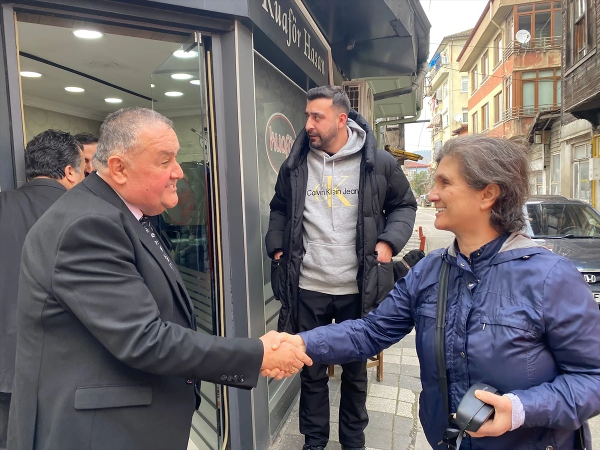 Bartın Belediye Başkanı Hüseyin Fahri Fırıncıoğlu, esnaf ve vatandaşlarla buluştu