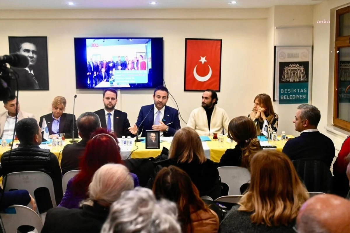 Beşiktaş Belediye Başkanı Rıza Akpolat, site sakinleri ve yöneticileriyle bir araya geldi