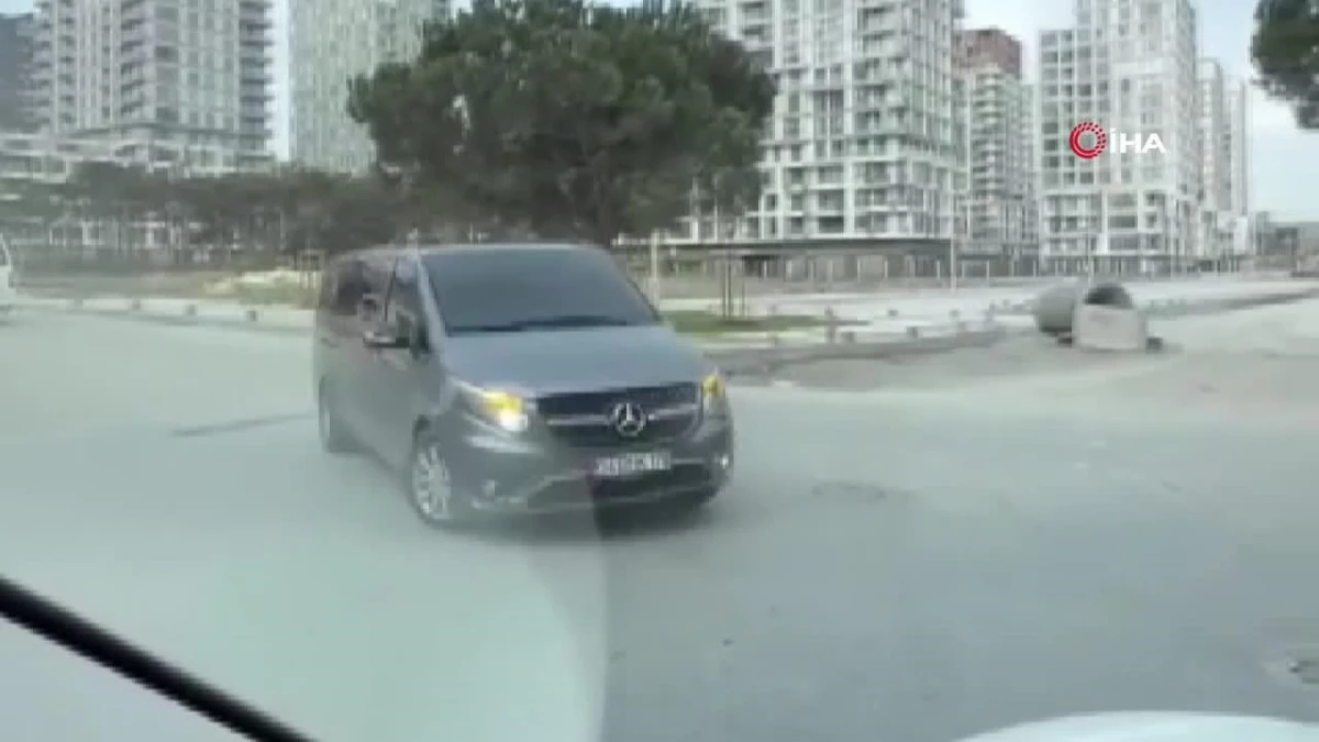 Cadde üzerinde drift yapan sürücüye ceza yağdı
