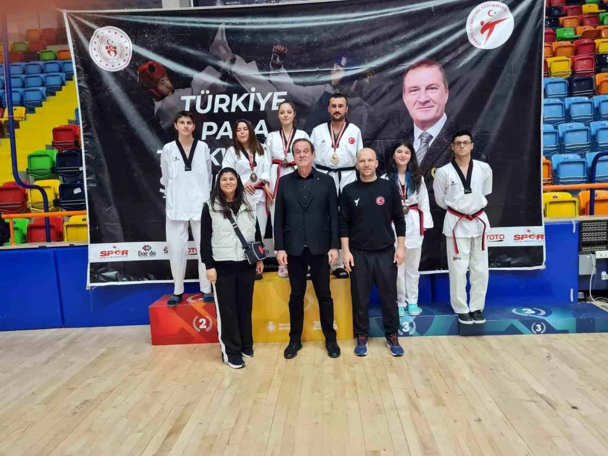 Denizlili Sporcular Para Tekvando Türkiye Şampiyonasında 4 Madalya Kazandı