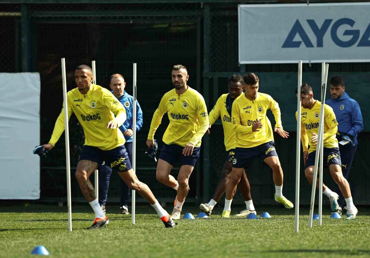 Fenerbahçe, Hatayspor maçı için hazırlıklarını sürdürdü