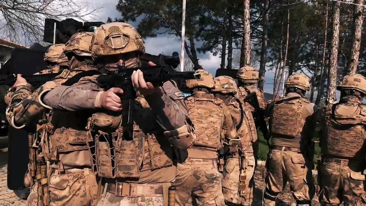 Tekirdağ İl Jandarma Komutanlığı Asayiş Komando Bölüğü Meskun Mahal Tatbikatı