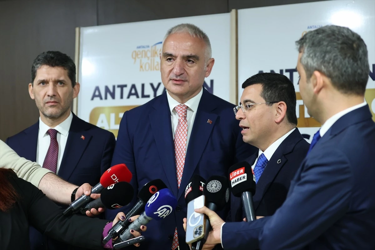 Kültür ve Turizm Bakanı Mehmet Nuri Ersoy, Antalya\'da gerçekleştirilen proje tanıtımında konuştu