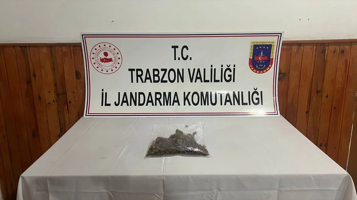 Trabzon\'da Uyuşturucu Operasyonu: 60 Gram Esrar Ele Geçirildi