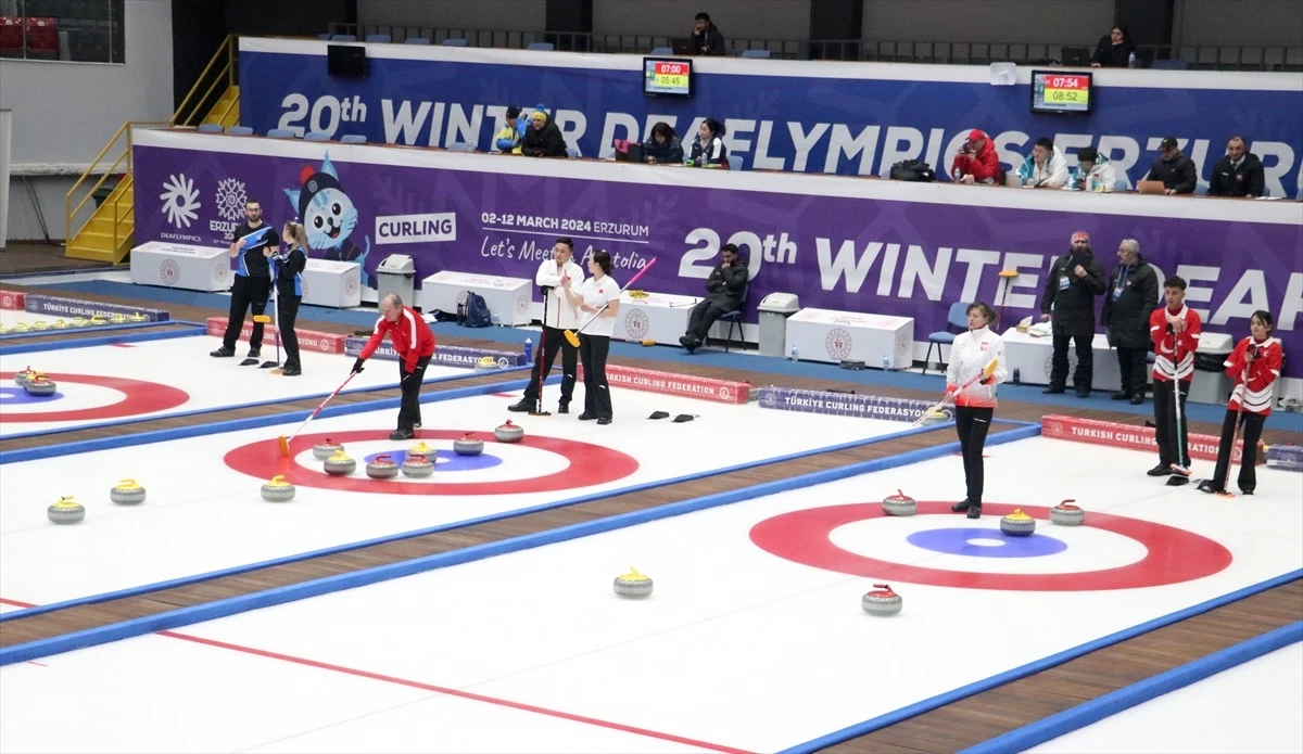 Türkiye İşitme Engelliler Curling Milli Takımı Polonya\'ya mağlup oldu