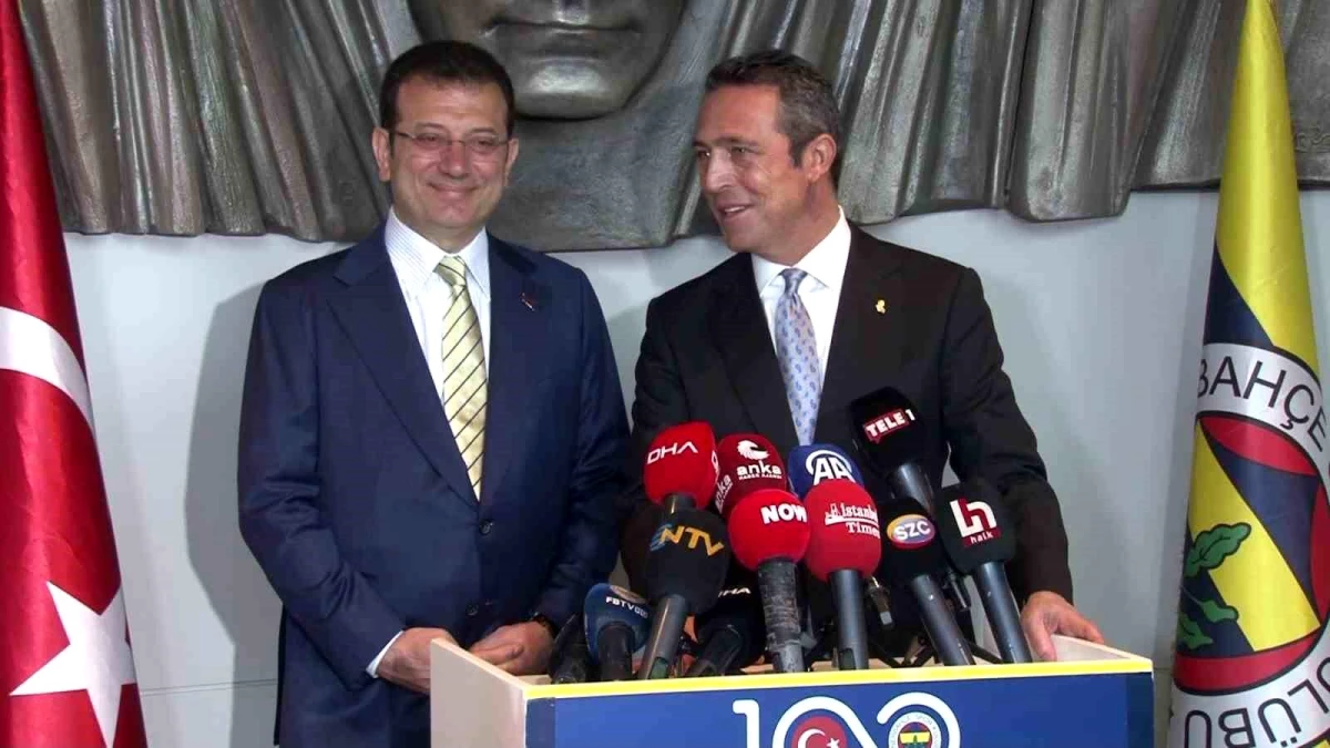 İBB Başkanı İmamoğlu, Fenerbahçe Spor Kulübüne Ziyaret Gerçekleştirdi