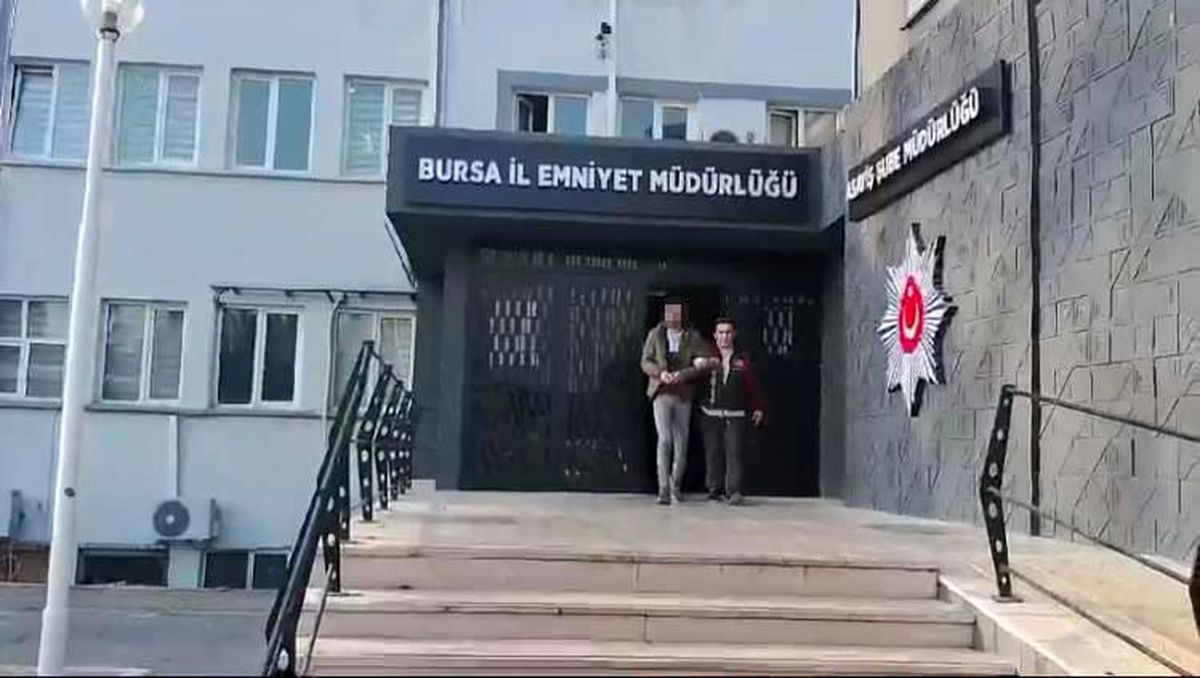 Bursa\'da iş hanından 2 televizyon çalan hırsız yakalandı