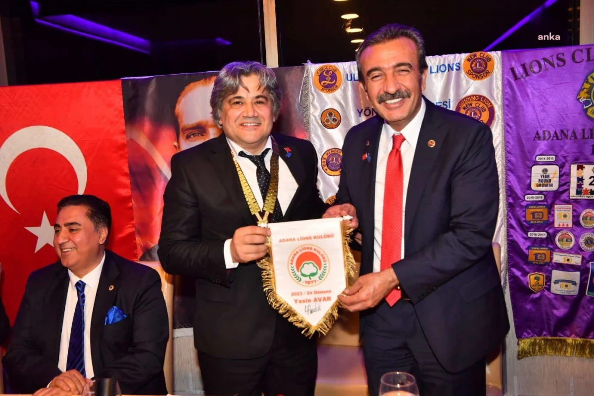 Çukurova Belediye Başkanı Soner Çetin Adana Lions Kulübü\'nün Konuğu Oldu