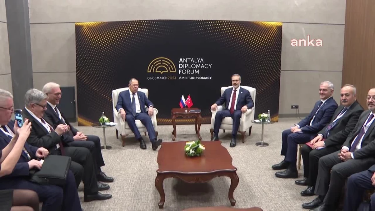 Dışişleri Bakanı Hakan Fidan, Rusya Dışişleri Bakanı Sergey Lavrov ile görüştü